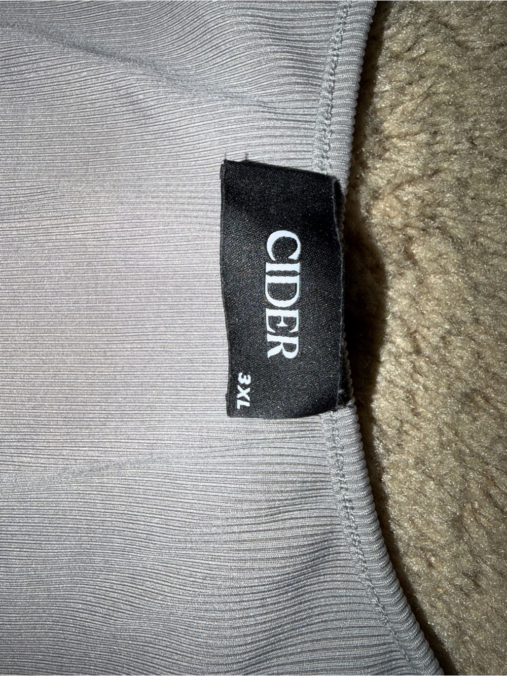 Cider Grey Ribbed Tank Top - Picture 2 of 2